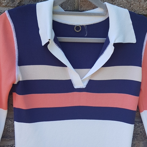 Chic Polo Style Top - Picture 3 of 11